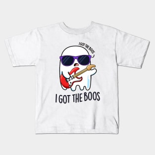 I Got The Boos Cute Halloween Music Ghost Pun Kids T-Shirt